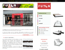 Tablet Screenshot of futonpacific.com